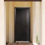 PUERTA EXTERIOR DE SEGURIDAD 13 PASADORES 96 X 213 CM IZQUIERDA NEGRO TEXTURIZADO