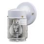 ARBOTANTE DE MURO LED/INCANDESCENTE SOBREPONER 100 W 1 FOCO IP64 BLANCO MATE