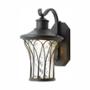 ARBOTANTE DE MURO LED DE CONEXIÓN 15W LUZ CÁLIDA NEGRO MATE
