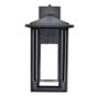ARBOTANTE DE MURO LED SOBREPONER 12.62W 1 FOCO CON FOTOCELDA NEGRO