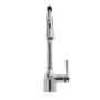 LLAVE PARA FREGADERO MONOMANDO CROMO MANERAL TIPO PALANCA 8" CON MANGUERA EXTRAÍBLE