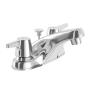 LLAVE PARA LAVABO DUOMANDO CROMO A LAVABO CON DRENAJE CLICKINSTALL