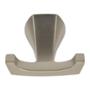GANCHO DOBLE METAL PLATA