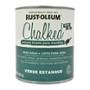 PINTURA RUST-OLEUM TIZADA PARA MUEBLES VERDE ESTANQUE 887 ML