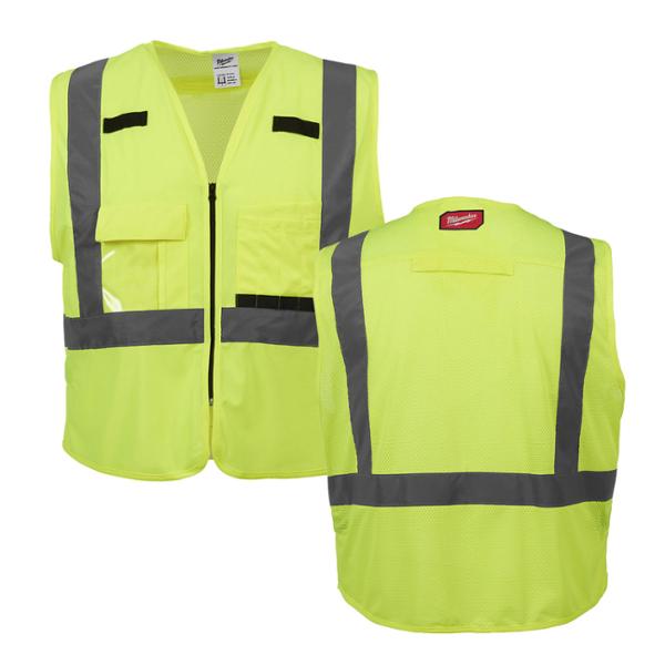 CHALECO DE SEGURIDAD AMARILLO REFLEJANTE L/XL MILWAUKEE