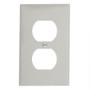 PLACA DÚPLEX NYLON GRIS 11.5 X 7 CM