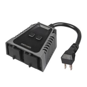 ENCHUFE INTELIGENTE PARA EXTERIOR DEFIANT NEGRO