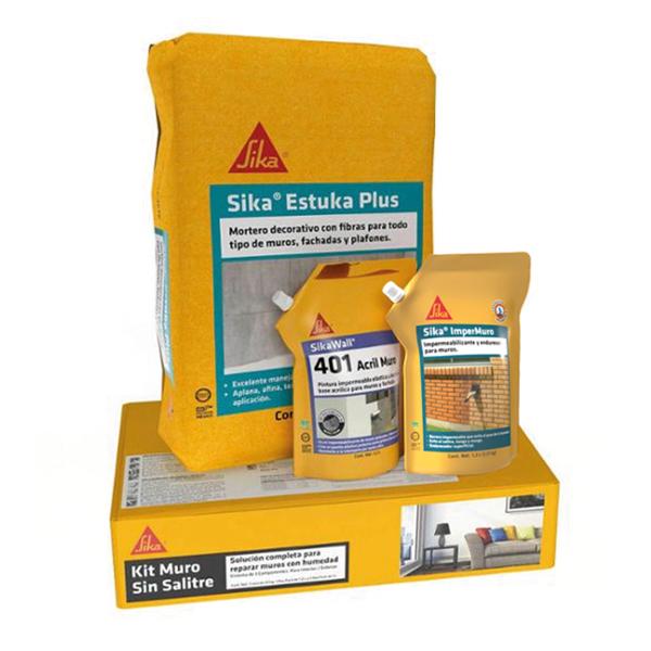 IMPERMEABILIZANTE KIT MURO SIN SALITRE BLANCO 22.4 KG