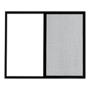 VENTANA CORREDIZA DE ALUMINIO 120 X 100CM IZQUIERDA A DERECHA CHOCOLATE