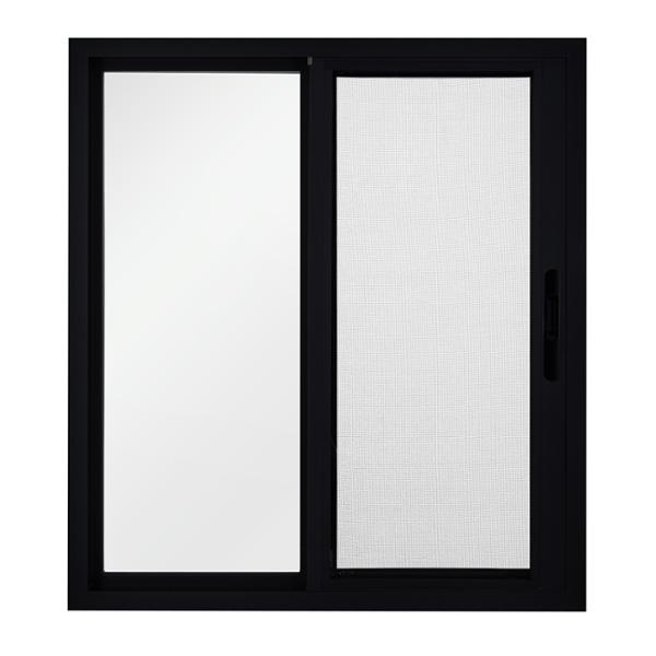 VENTANA CORREDIZA DE ALUMINIO 120 X 120 CM IZQUIERDA A DERECHA CHOCOLATE