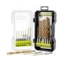 SET DE BROCAS DE TITANIO DE 22 PIEZAS CON VÁSTAGO HEX DE 1/4 IN