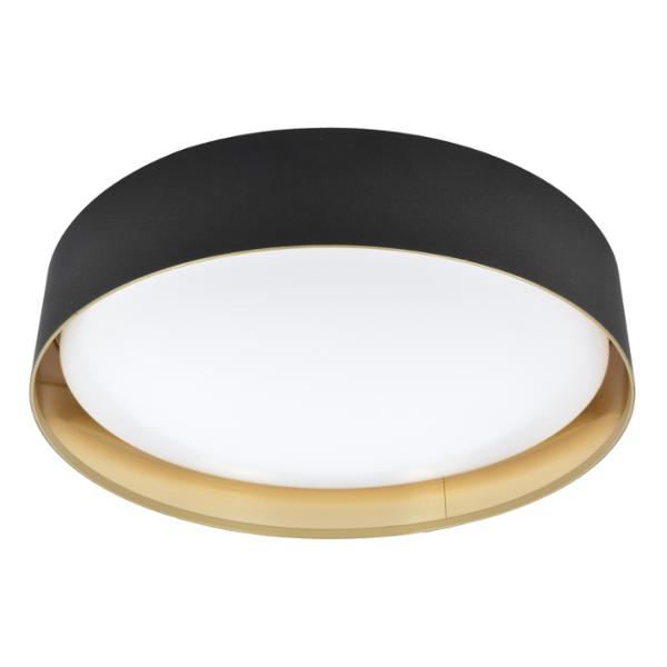 LÁMPARA DE TECHO LED SOBREPONER CIRCULAR 16 W NEGRO PARA INTERIOR
