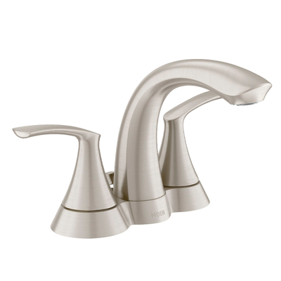 LLAVE PARA LAVABO DUOMANDO NÍQUEL SATINADO DARCY CONTROL DE TEMPERATURA