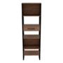 ESTANTE LIBRERO VERTICAL MDF 4 NIVELES 160 X 50.2 X 33.9 CM CAFÉ MIEL CON CAJÓN