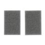 ESPONJA BORRADOR 7 X 10 X 2.8 CM BLANCO CORAZZI 2 PIEZAS