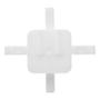 SEPARADOR UNIVERSAL PARA VIDRIOBLOCK DE 8 Y 10 CM BLANCO 25 PIEZAS