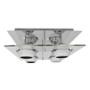 LÁMPARA RIEL DE 4 LUCES 11.9 X 31.1 X 31.1 CM PLATA HAMPTON BAY