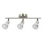 LÁMPARA RIEL DE 3 LUCES DIRIGIBLES 16.5 X 11.5 X 43.1 CM PLATA HAMPTON BAY