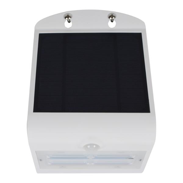 LUZ SOLAR PARA JARDÍN TIPO ARBOTANTE CON SENSOR DE MOVIMIENTO 3.2 W BLANCO 1 PIEZA