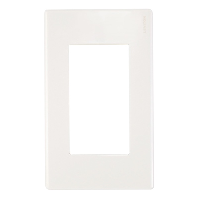 PLACA DECORATIVA PARA 3 MÓDULOS POLICARBONATO BLANCO