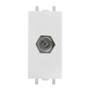 TOMA TV TIPO COAXIAL DE 1 MÓDULO BLANCO TIZA