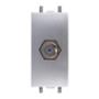 TOMA TV TIPO COAXIAL DE 1 MÓDULO GRIS TITANIO MATE