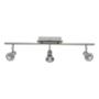 LÁMPARA RIEL DE 3 LUCES ROTTELO 58 X 12.5 X 10 CM PLATA EGLO