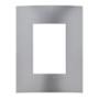 PLACA DE PARED DE 3 MÓDULOS GRIS TITANIO MATE