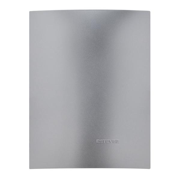 PLACA CIEGA DE PARED GRIS TITANIO MATE