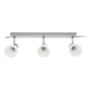LÁMPARA RIEL DE 3 LUCES ENEA 50 X 12 X 10 CM PLATA EGLO