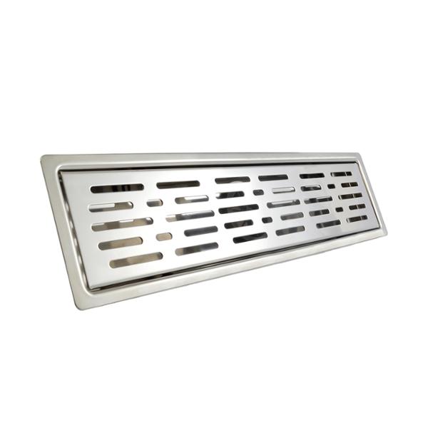 RESUMIDERO RECTANGULAR 6.1 X 40 X 10 CM PLATA DINASTY