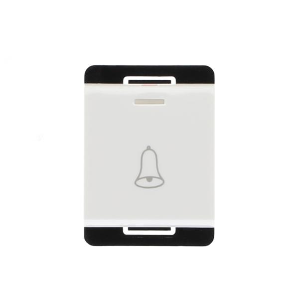 INTERRUPTOR PULSADOR DE TIMBRE DE 1/2 PULGADA BLANCO