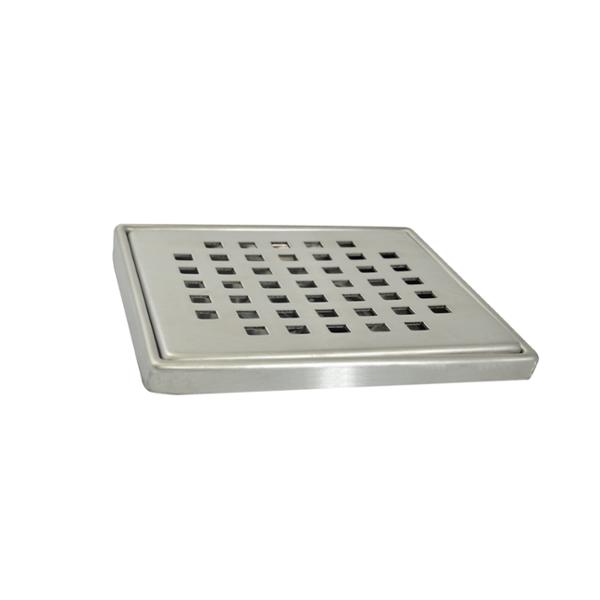 RESUMIDERO CUADRADO 15 X 15 X 5.1 CM PLATA DINASTY