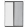 VENTANA CORREDIZA DE ALUMINIO 90 X 120 IZQUIERDA A DERECHA CHOCOLATE