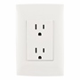 PLACA Y CONTACTO DÚPLEX BLANCO LEVITON 20 PIEZAS