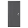 PUERTA EXTERIOR DE SEGURIDAD 10 PASADORES 95 X 213 CM IZQUIERDA GRIS OXFORD