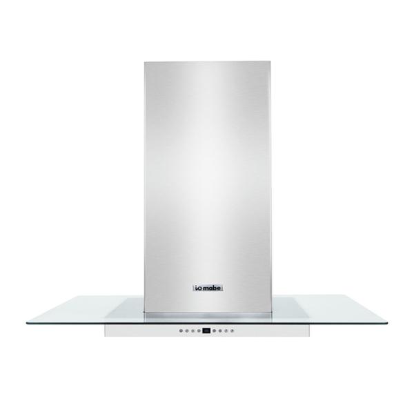 CAMPANA DE COCINA DE ISLA 90 CM PLATA PURIFICADORA Y EXTRACTORA