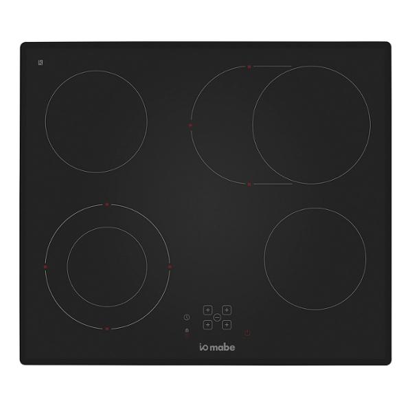 PARRILLA ELÉCTRICA 220 V 60 CM VITROCERÁMICA NEGRO