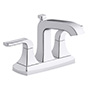 LLAVE PARA LAVABO RUBICON MEZCLADORA 4 PULGADAS CROMO