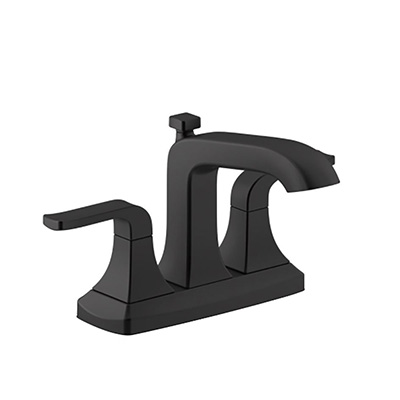 LLAVE PARA LAVABO DUOMANDO NEGRO A LAVABO CONTROL INDEPENDIENTE DE AGUA FRÍA Y CALIENTE