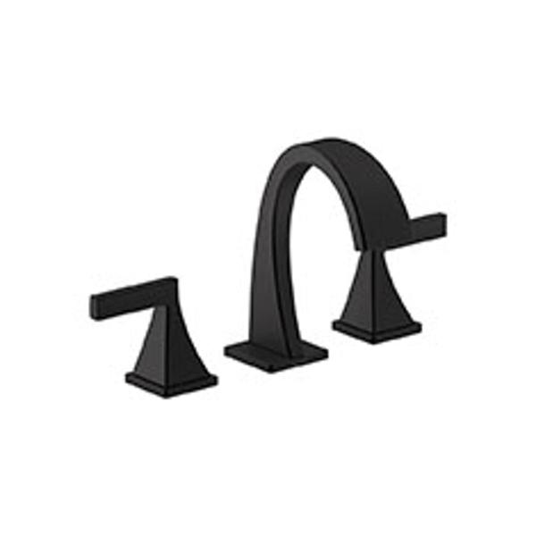 LLAVE PARA LAVABO DUOMANDO NEGRO A LAVABO FLUJO TIPO LISTON