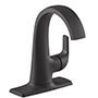 LLAVE PARA LAVABO MONOMANDO NEGRO MATE A LAVABO CON CARTUCHO DE DISCOS CERÁMICOS