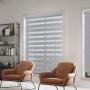 PERSIANA PREMIUM ENROLLABLE DUO BLACKOUT FULL CASSETTE 160X180 CM GRIS