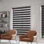 PERSIANA PREMIUM ENROLLABLE DUO BLACKOUT FULL CASSETTE 140X220 CM CHOCOLATE