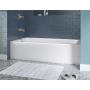 TINA DE BAÑO ELMBROOK EMPOTRABLE 159 L RECTANGULAR SIN HIDROMASAJE DESAGÜE IZQUIERDO