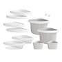 KIT DE REPISAS PARA DUCHA STERLING STORE 12 PIEZAS PLÁSTICO BLANCO