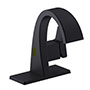 LLAVE PARA LAVABO MONOMANDO NEGRO MATE A LAVABO AJUSTE FÁCIL DE TEMPERATURA