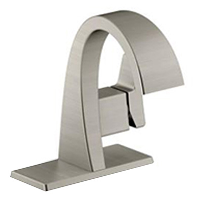 LLAVE PARA LAVABO MONOMANDO NÍQUEL SATINADO A LAVABO AJUSTE FÁCIL DE TEMPERATURA