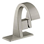 LLAVE PARA LAVABO MONOMANDO NÍQUEL SATINADO A LAVABO AJUSTE FÁCIL DE TEMPERATURA