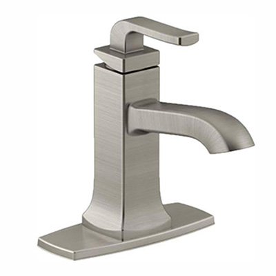 LLAVE PARA LAVABO RUBICON MONOMANDO NIQUEL CEPILLADO